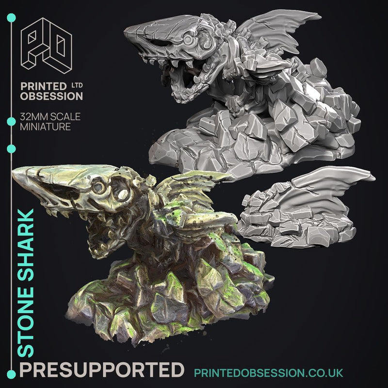 Elemental Creatures 2 - 8 Models -  PRESUPPORTED - Illustrated and Stats - 32mm scale