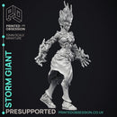 Female Storm Giant - 2 Versions - PRESUPPORTED - 32 mm scale