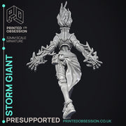Female Storm Giant - 2 Versions - PRESUPPORTED - 32 mm scale - Only-Games