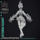 Female Storm Giant - 2 Versions - PRESUPPORTED - 32 mm scale