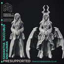Succubus & Incubus Collection - 14 models 7 demon 7 human disguise - PRESUPPORTED - 32 mm Scale