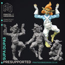 Goblin Candy Makers - 20+ Models -  PRESUPPORTED - Illustrated and Stats - 32mm scale
