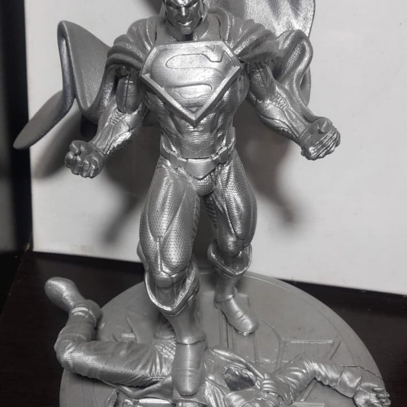 Superman kills The Joker Injustice League STL for 3d printing by CG Pyro fanarts