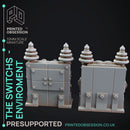 Switchboard Scatter - Frankensteins Monster - PRESUPPORTED Terrain - 32mm scale
