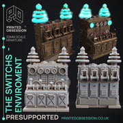 Switchboard Scatter - Frankensteins Monster - PRESUPPORTED Terrain - 32mm scale - Only-Games