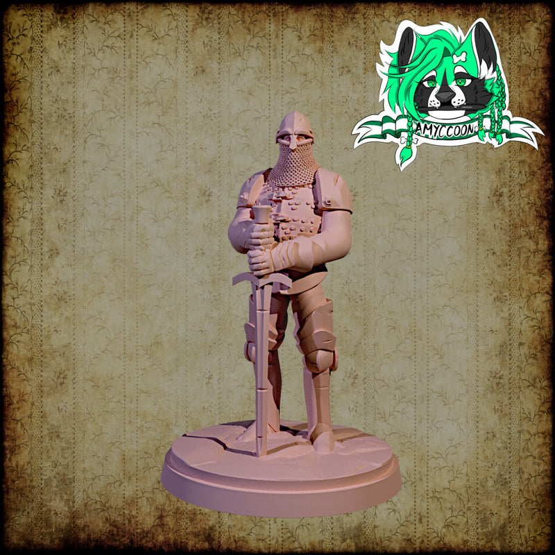 Battlehardened Sword Guardian (32mm)