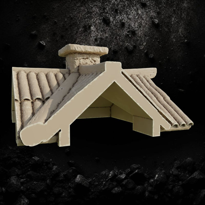 Reichlindorf House 6 - Timber Framed Village Home STL for DnD & Wargaming
