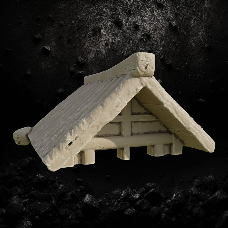 Reichlindorf House 6 - Timber Framed Village Home STL for DnD & Wargaming