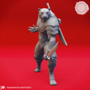 Tabaxi Barbarian - Tabletop Miniature (Pre-Supported)