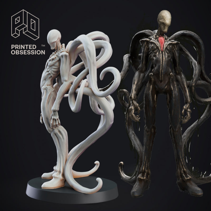 Tall man - Cryptid - PRESUPPORTED - 32mm Scale - Slenderman D&D Style
