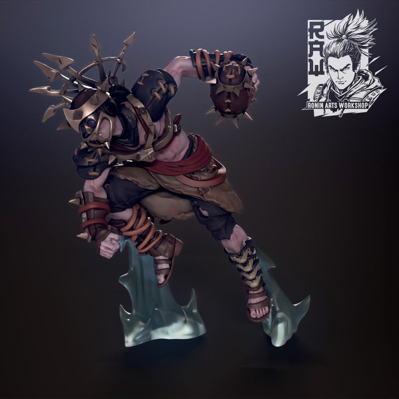 Tarkan The Scout - 35mm Stonecrow (Action and Football Pose) - STL only - Only-Games
