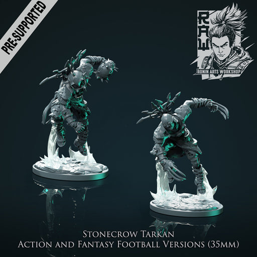 Tarkan The Scout - 35mm Stonecrow (Action and Football Pose) - STL only - Only-Games