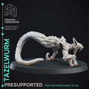 Tazelwurm - Cryptid - PRESUPPORTED - 32mm scale