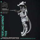 Nendra - Teifling Wizard Aprentice - PRESUPPORTED - 32 mm scale