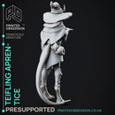 Nendra - Teifling Wizard Aprentice - PRESUPPORTED - 32 mm scale