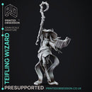 Nendra - Teifling High Mage - PRESUPPORTED - 32 mm scale