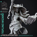 Nendra - Teifling High Mage - PRESUPPORTED - 32 mm scale