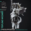 Nendra - Teifling High Mage - PRESUPPORTED - 32 mm scale