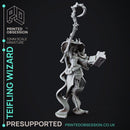 Nendra - Teifling High Mage - PRESUPPORTED - 32 mm scale