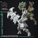 Temper - Great Wepon Fighter - Monster Hunting Party -  PRESUPPORTED - Illustrated and Stats - 32mm scale
