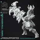 Temper - Great Wepon Fighter - Monster Hunting Party -  PRESUPPORTED - Illustrated and Stats - 32mm scale