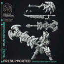 Temper - Great Wepon Fighter - Monster Hunting Party -  PRESUPPORTED - Illustrated and Stats - 32mm scale