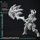 Temper - Great Wepon Fighter - Monster Hunting Party -  PRESUPPORTED - Illustrated and Stats - 32mm scale