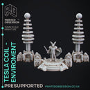 Tesla Coil - Enviroment/Scatter Terain - PRESUPPORTED - 32mm Scale