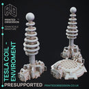 Tesla Coil - Enviroment/Scatter Terain - PRESUPPORTED - 32mm Scale