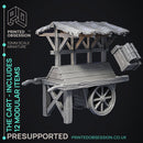 Cart - Modular Enviroment Model -  PRESUPPORTED - Illustrated and Stats - 32mm scale