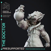 The Doctor - Goblin Alchemist - Goblin Potion Brewer - PRESUPPORTED - 32mm scale - Only-Games
