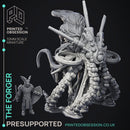 The Forger - Large Octopus Scrap Monster -  PRESUPPORTED - Illustrated and Stats - 32mm scale