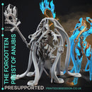 The forgotten Priest of Anubis - Presupported - 32mm scale - D&D