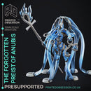 The forgotten Priest of Anubis - Presupported - 32mm scale - D&D