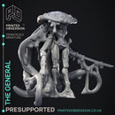 The General - Scrapwastes Boss - PRESUPPORTED - Illustrated and Stats - 32mm scale