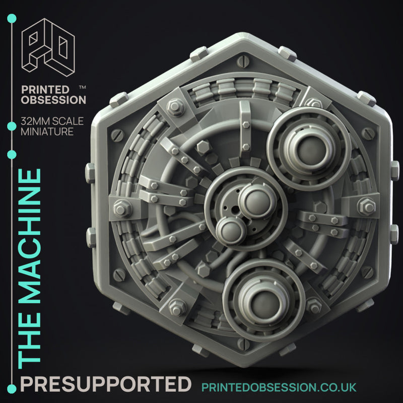 The Machine - Prop -  PRESUPPORTED - Illustrated and Stats - 32mm scale