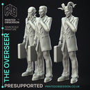 The Overseer - Boss Man - 3 models -  PRESUPPORTED - Illustrated and Stats - 32mm scale