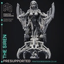 Mechanical Siren - Scrap Waste Monster - PRESUPPORTED - Illustrated and Stats - 32mm scale