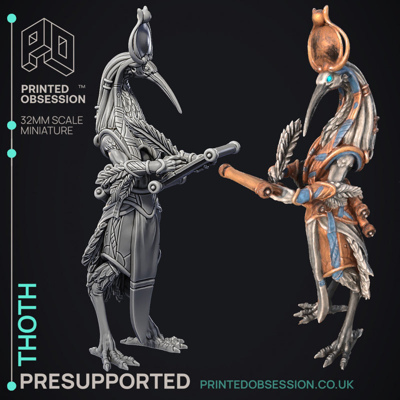 Court of Anubis - 14 Model Set - PRESUPPORTED - Illustrated and Stats - 32mm scale