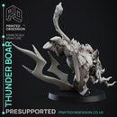Thunder Boar - Elemental Familar - PRESUPPORTED - 32mm scale