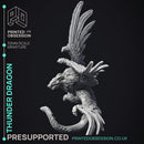 Thunder Dragon - Large Creature - PRESUPPORTED - Heaven Hath No Fury - 32mm scale