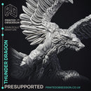 Thunder Dragon - Large Creature - PRESUPPORTED - Heaven Hath No Fury - 32mm scale