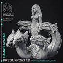 Tiamats Avatar - Boss Monster - PRESUPPORTED - Hell Hath No Fury - 32mm scale