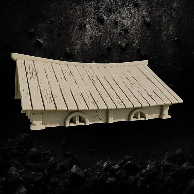 Quantum Barrier Wall - Sci-Fi Defense Terrain STL for Wargaming