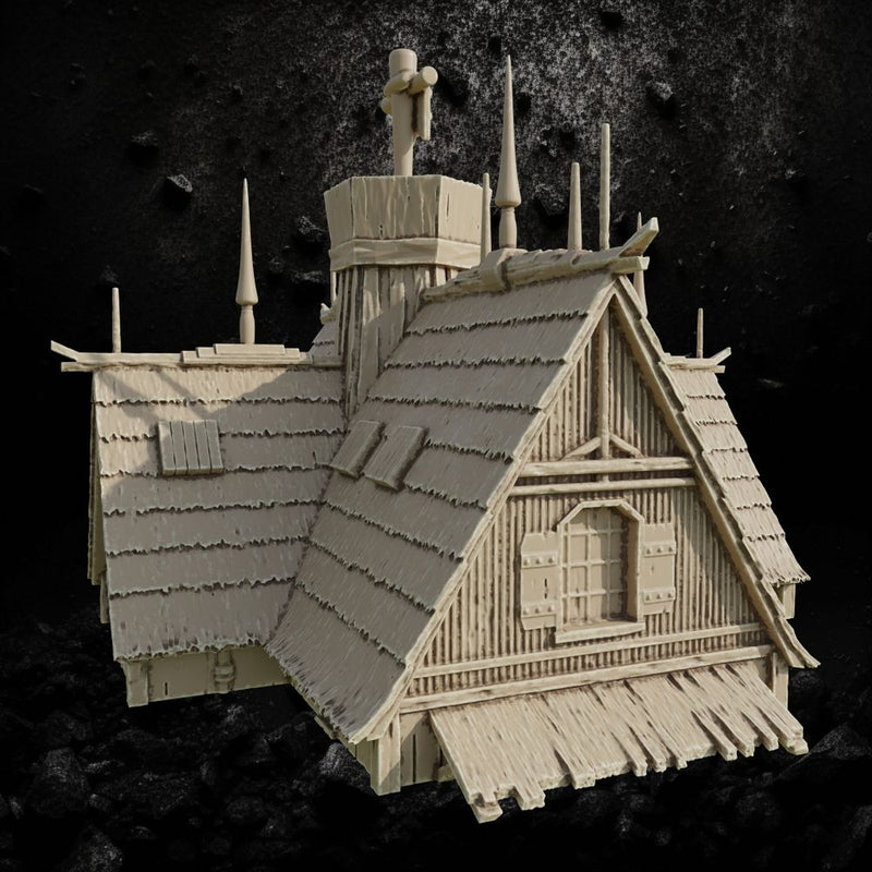 The Whispering Wind Tavern - Fantasy Hilltop Tavern STL for DnD & Wargaming - Only-Games
