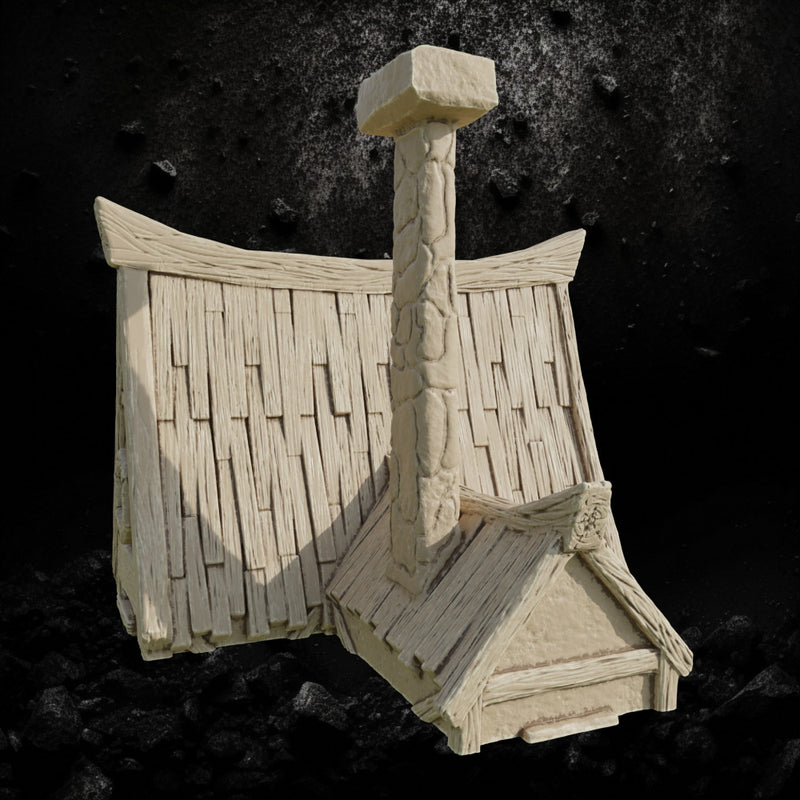 Retbury House - Fantasy Village Terrain STL, DnD & Wargaming Scenery