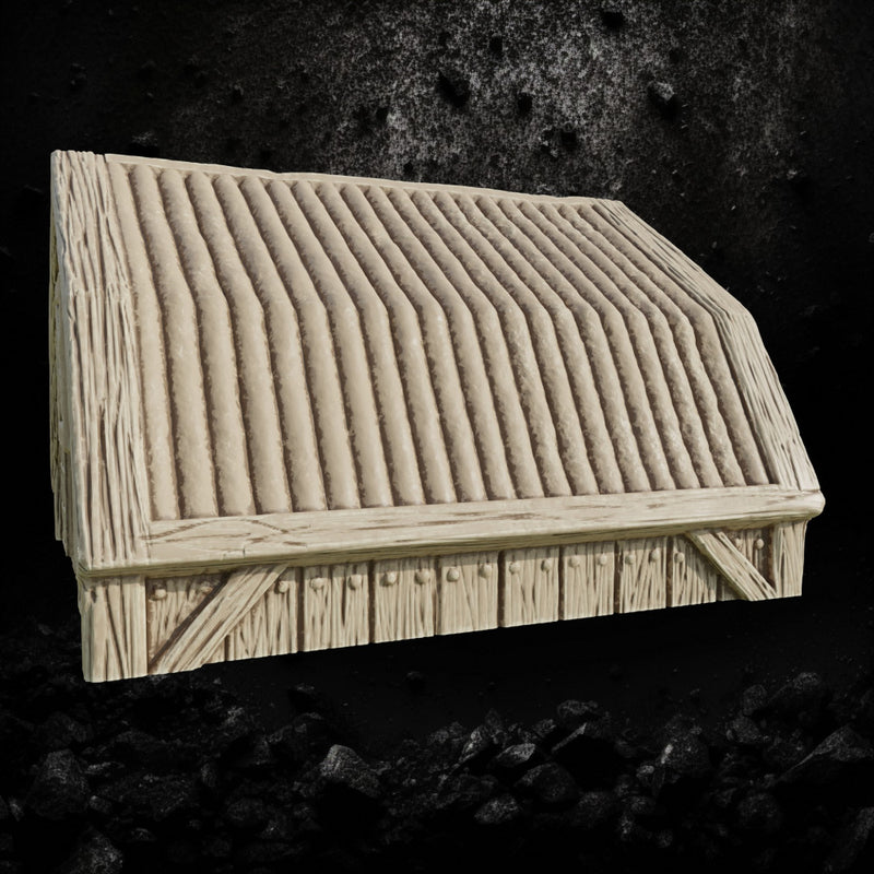 Wooden Barn - Farm Building STL, DnD & Wargaming Terrain