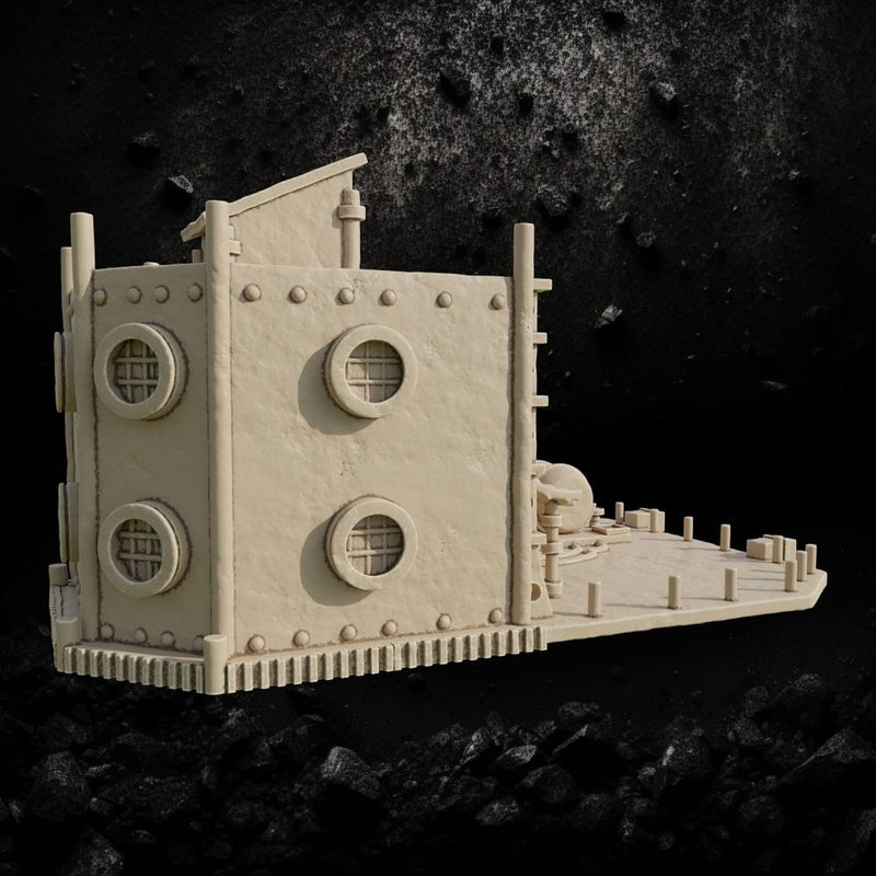 Celestial Command Hub - Sci-Fi Operations Center STL for Wargaming