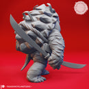 Dual Sword Tortle - Tabletop Miniatures (Pre-Supported)