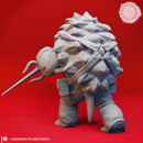 Dual Sai Tortle - Tabletop Miniatures (Pre-Supported)